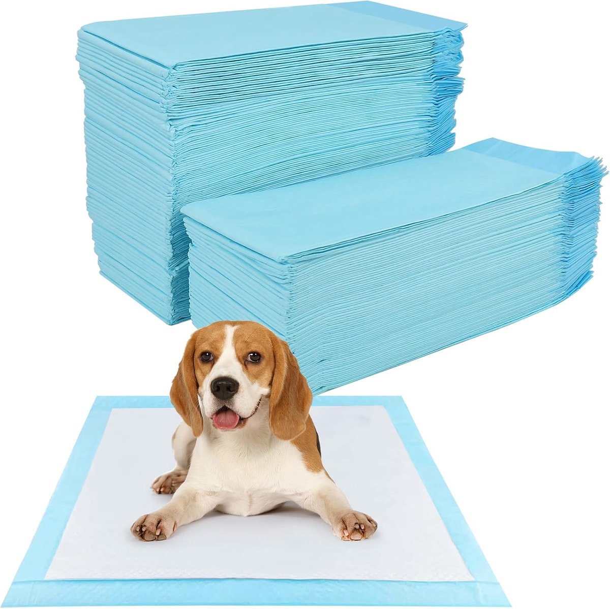 Hygienematten voor honden 60 x 60 cm - 5 lagen - absorberend en sneldrogend - ideaal voor training - SnelShoppen