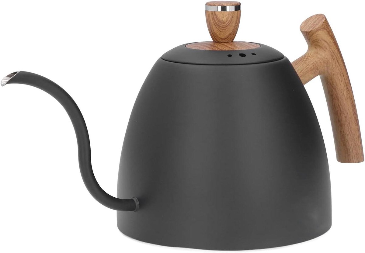 Gietketel RVS - Koffiekan Schenkkan - Koffie Zetten - Precisie Gietketel - 800 ml - Zilverkleurig