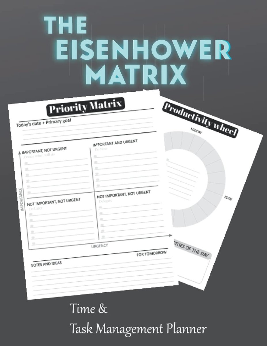 Tijd- en Taakmanagement Planner - Grote 111 pagina's - Taakprioriteitenmatrix - Focus op jouw prioriteiten - SnelShoppen