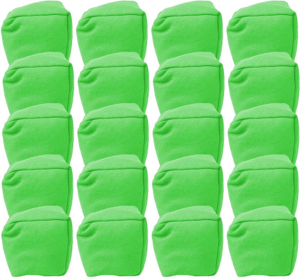 Zitzakken - Gooizakken - Buitenactiviteiten - Dubbellaags - 7.5 cm - Groen