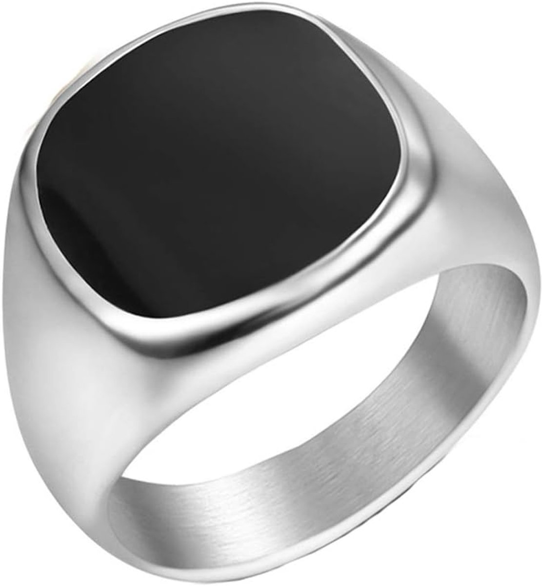 Mannen roestvrij staal Fashion Signet Plain Ring trouwringen
