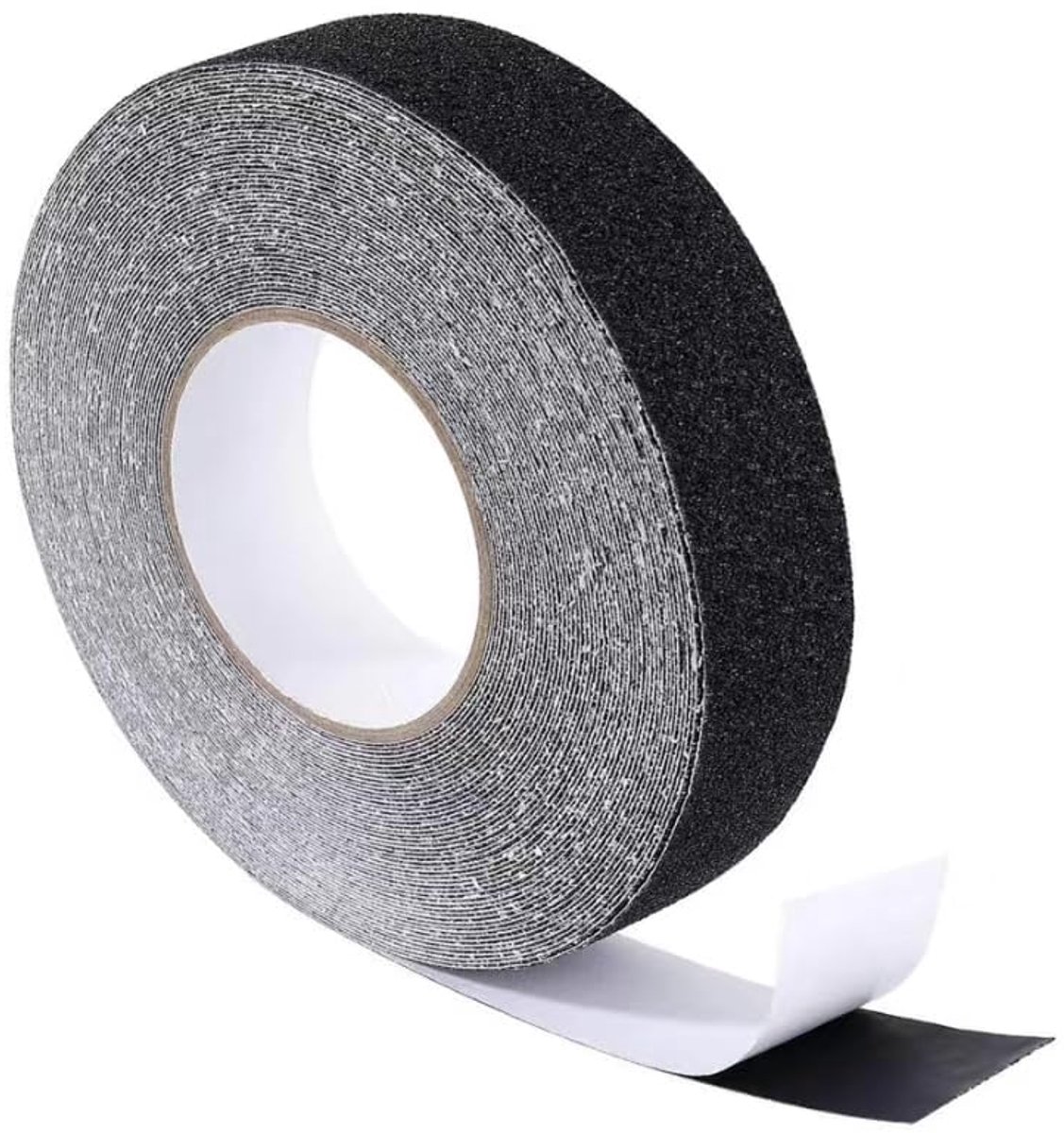 Plakband, 20 m antislipstrips, zwart, antislip veiligheidsplakstrips voor ladders, opstapkrukken en trappen en helpen bij het zelfklevende vervangen van huisdiernagels