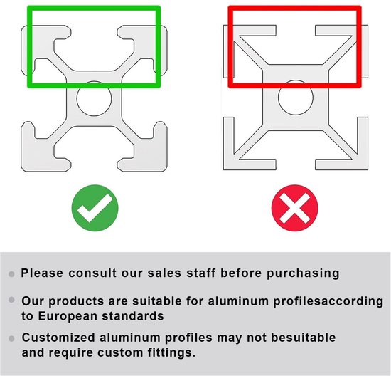 Aluminium profiel aluminium hoek hoekverbindingen aluminium profiel 40x40 hoek (zilver) — afbeelding 3