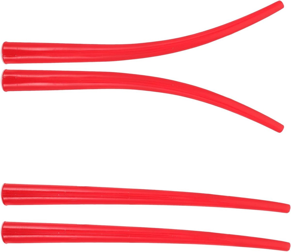 Kitpistool Verlengstukken - Kitspuit Mondstukken - Nauwkeurig Afdichten - Universele Pasvorm - 26 cm - Rood