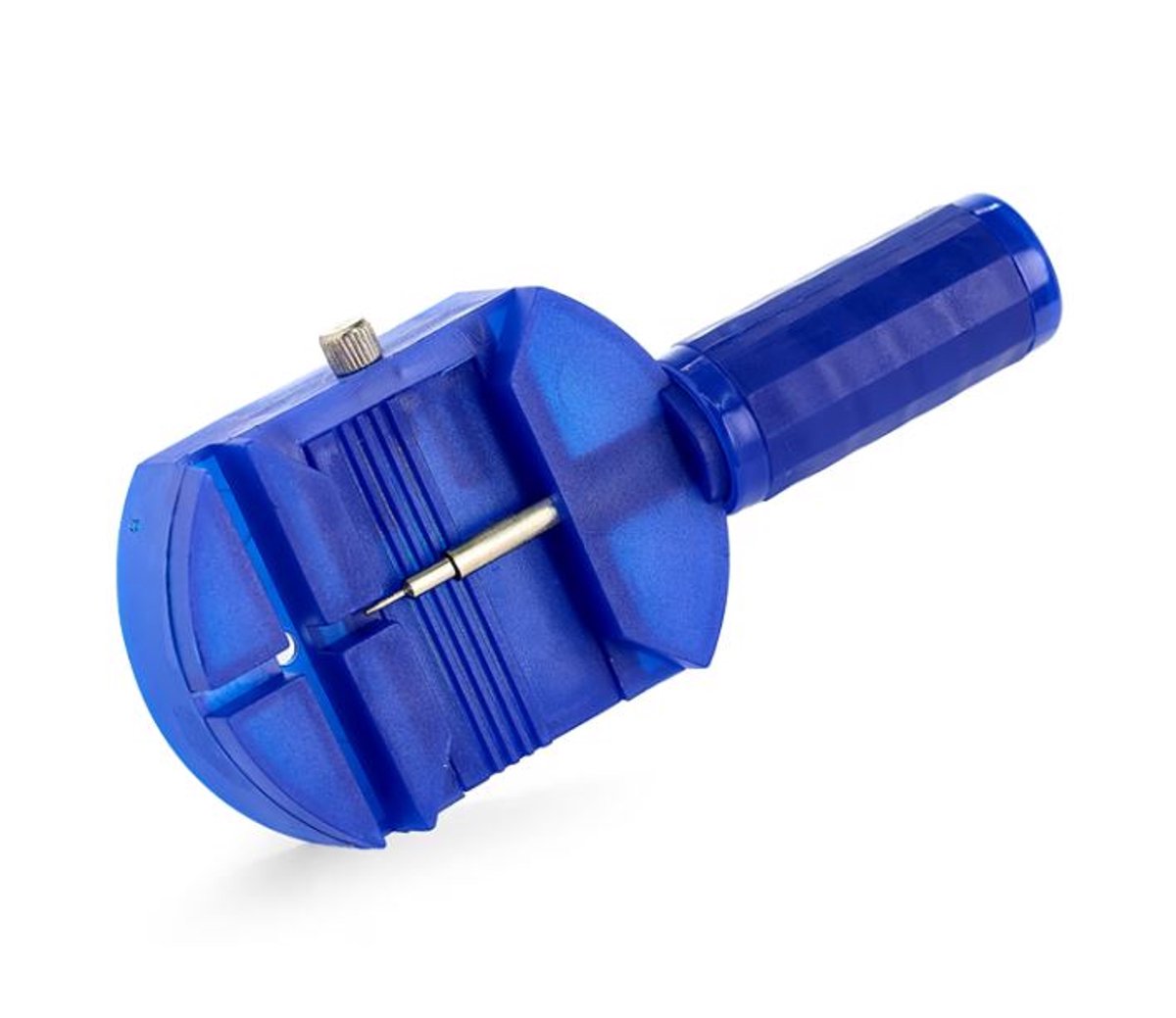 Horlogeband inkorter - Horloge pin verwijderaar - Horlogebandje kleiner maken - Horloge gereedschap - Schakels verwijderen - Horloge reparatie tool - Watch tools - Universeel - Blauw - Jonyx