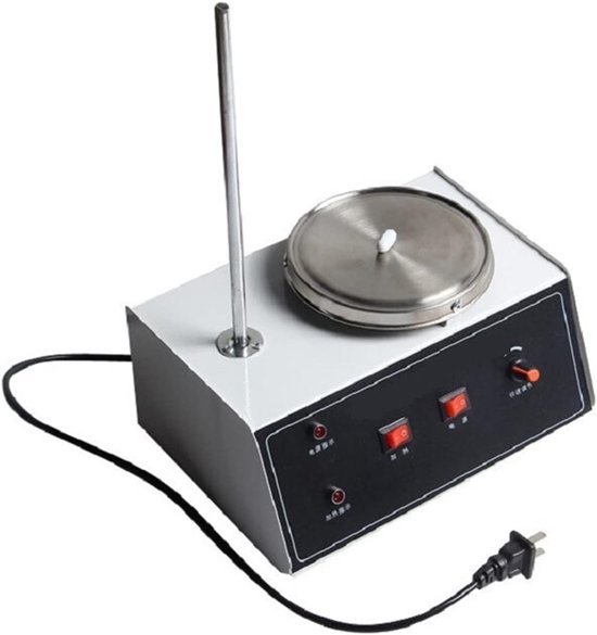 Magnetische Roerder - Verwarmer Agitator - Laboratorium Werk - Stabiele Temperatuurregeling - 24x17x14cm - Wit — afbeelding 4