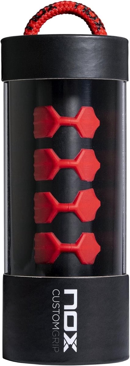 SnelShoppen - NOX Custom Grip - Superieure Grip voor Racket - Compleet Set van 4 Stuks - Hoogwaardige Materialen - Comfortabele Pasvorm voor Iedere Ra