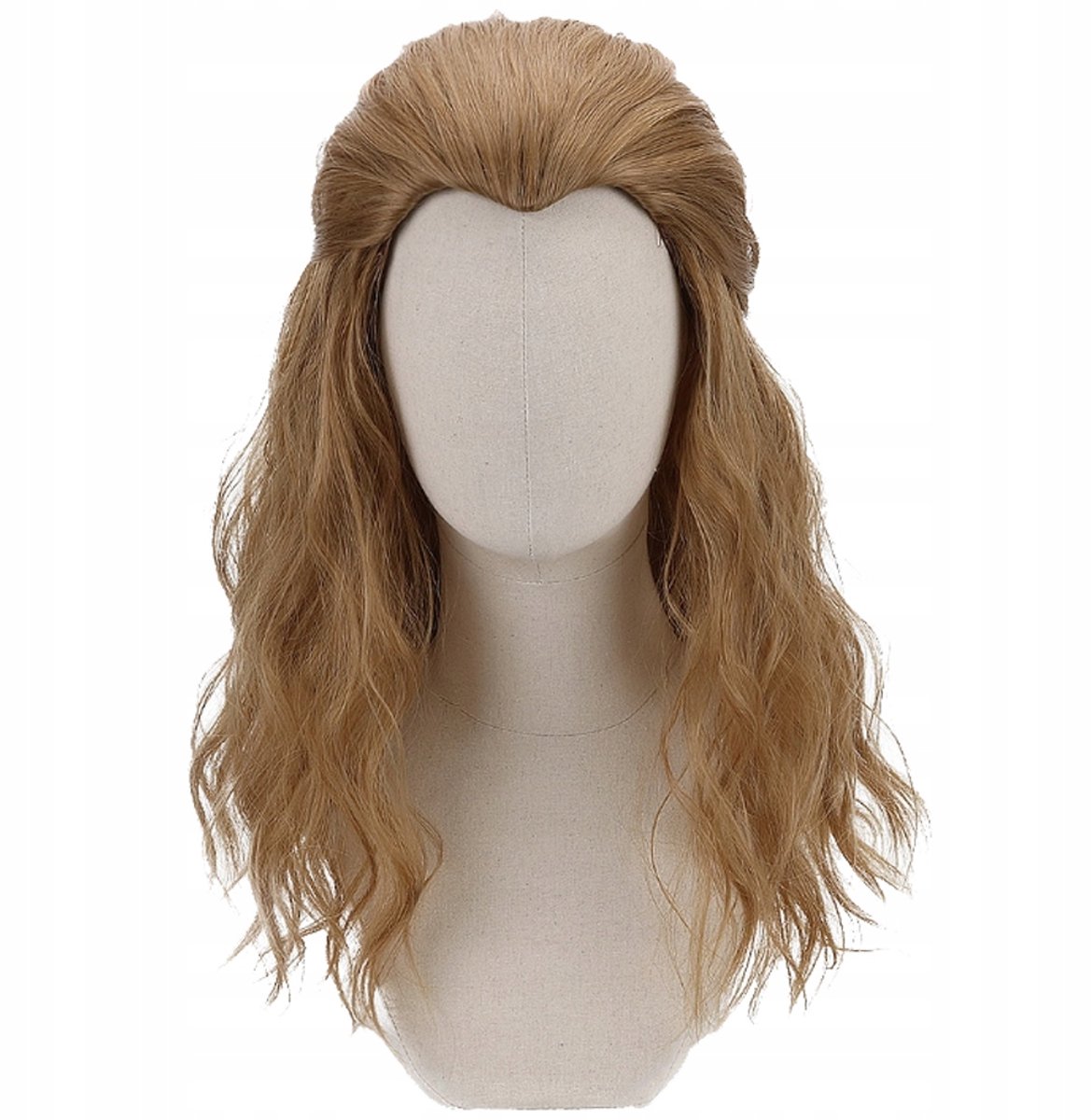 Merkloze Lange Blond Wigs voor Heren - Cosplay & Halloween