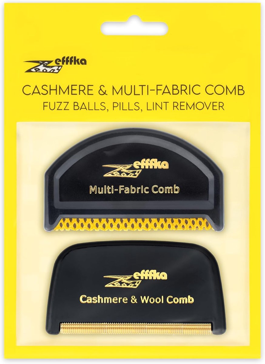 Kledingborstel De-Pilling 2-in-1 - Wol en Kasjmier - Effectieve Pillenverwijderaar - Maak je kleding weer als nieuw - ShopVlot