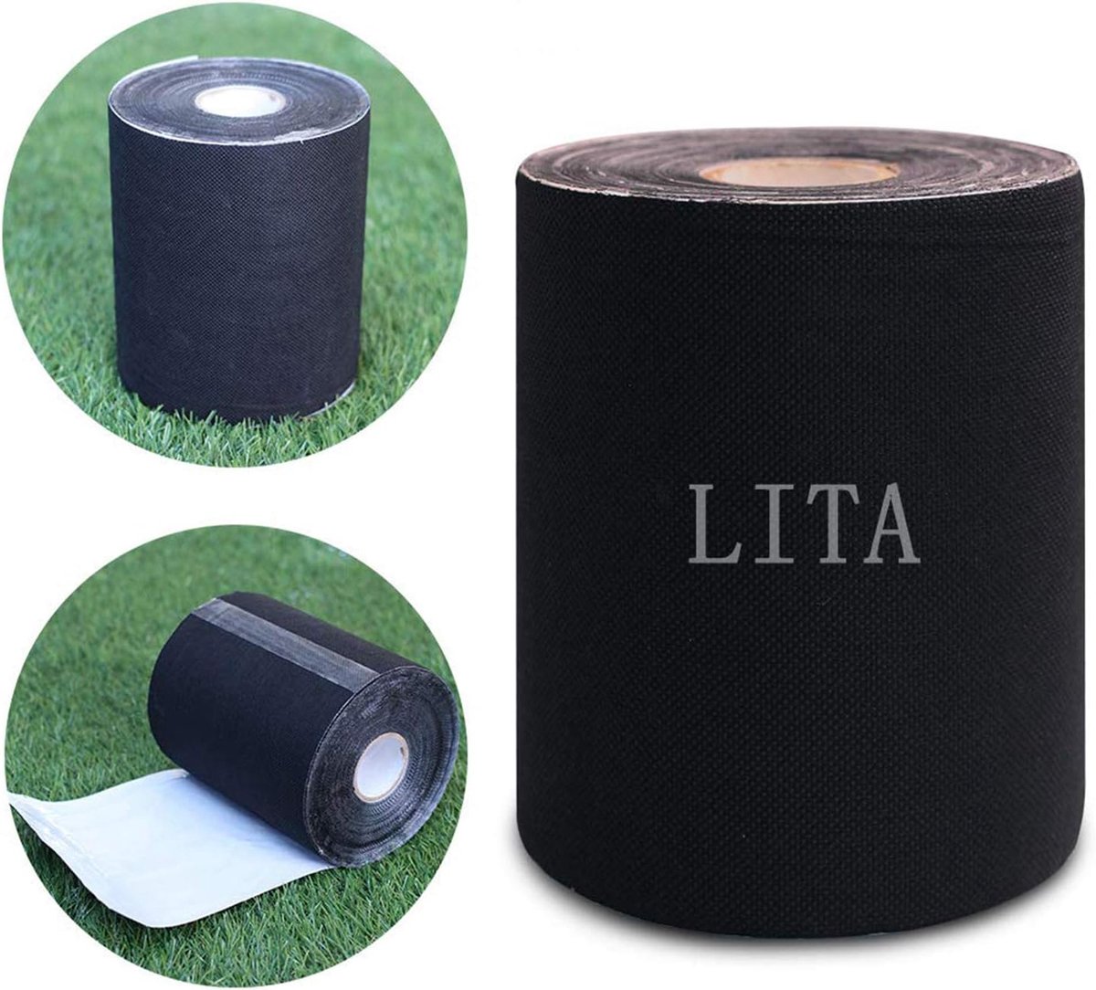 SnelShoppen - Kunstgras Tape 15 cm x 10 m, Zelfklevende Verbindingstape voor Kunstgras, Groene Gras Tapijt Aansluiting, Perfect voor Tuin, Balkon, Fee