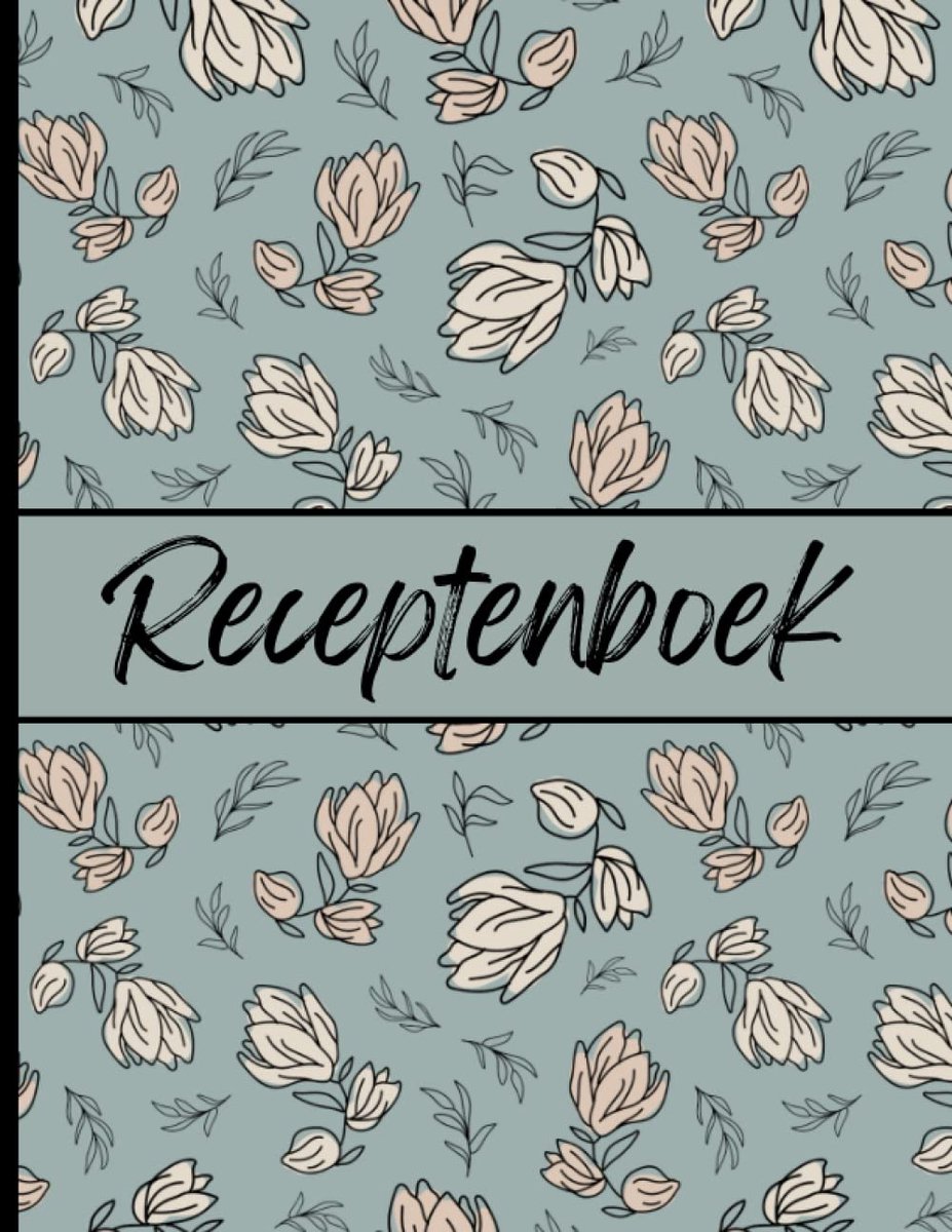 Receptenboek invulboek A4 - blanco notitieboek - schrijf je favoriete gerechten op - perfect voor kookliefhebbers - ShopVlot