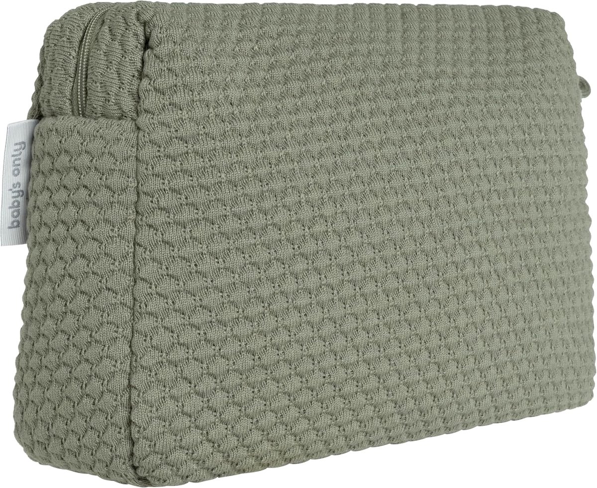 Toilettas 25x10x20cm - Urban Green - Zachte stof - Ideaal voor luiertas - ShopVlot