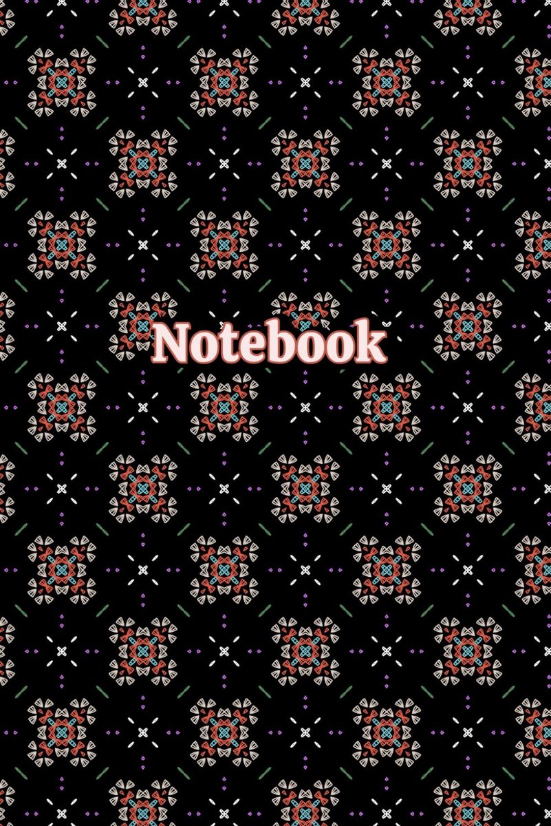 Haak Granny Squares Notitieboek - Geometrisch Patroon - Lege Bladen - Voor Creatieve Ideeën - ShopVlot