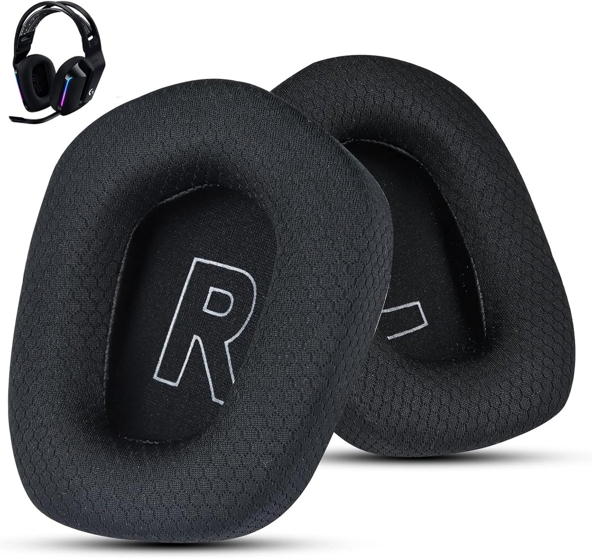 Oorkussens vervanging voor gaming headset - zwart - perfect passend - behoudt geluidsisolatie - ShopVlot