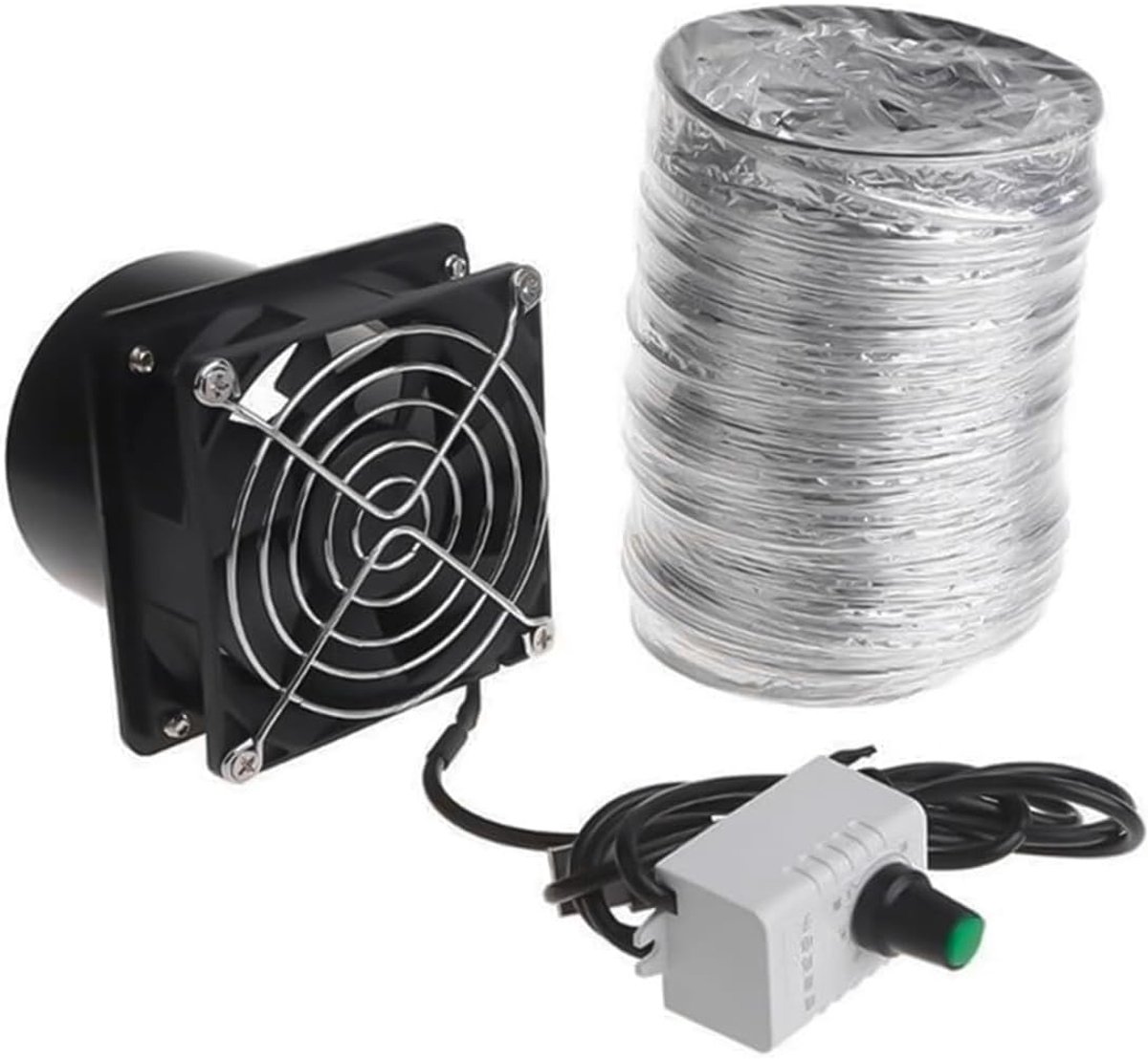 Afzuigventilator voor keuken - USB verstelbare snelheid - krachtige rookafzuiging - ideaal voor werkruimtes - ShopVlot