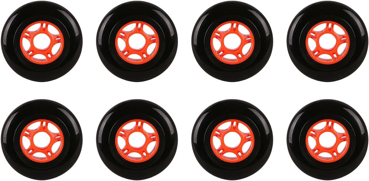 Wielen 72 mm hardheid, 85A polyurethaan reservewiel met 608ZZ-lagers