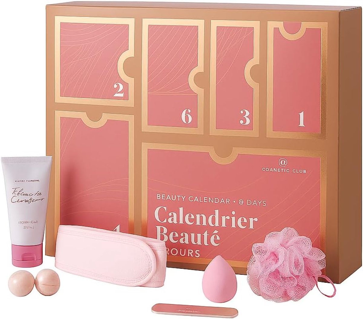 Beauty advent kalender 6-dagen - luxe verzorgingsproducten - geur kersenbloesem - ultieme verwennerij - SnelShoppen