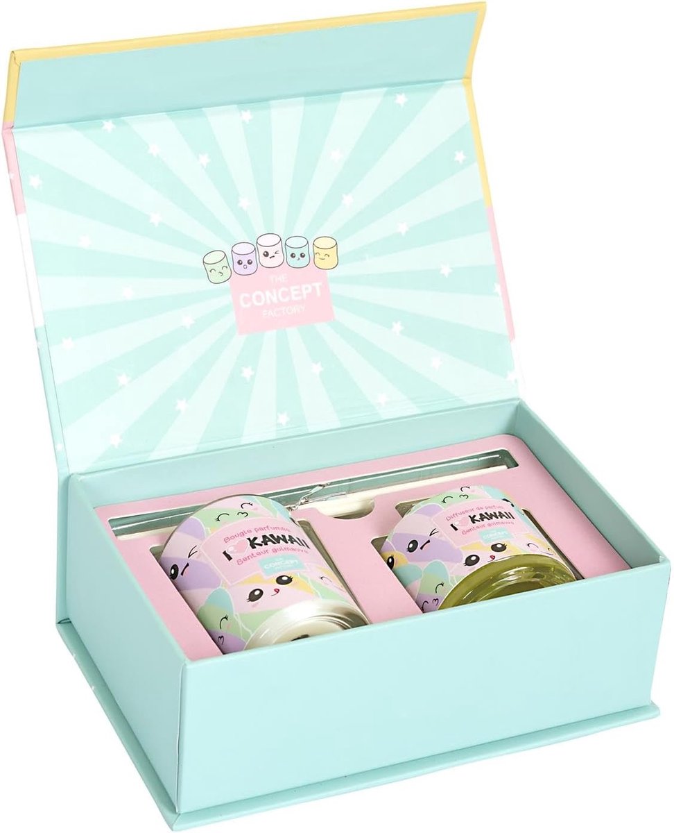 Geurende Cadeauset - Geurkaars 30 Branduren - Decoratieve Set in Glas - Voor een Gezellige Sfeer - SnelShoppen