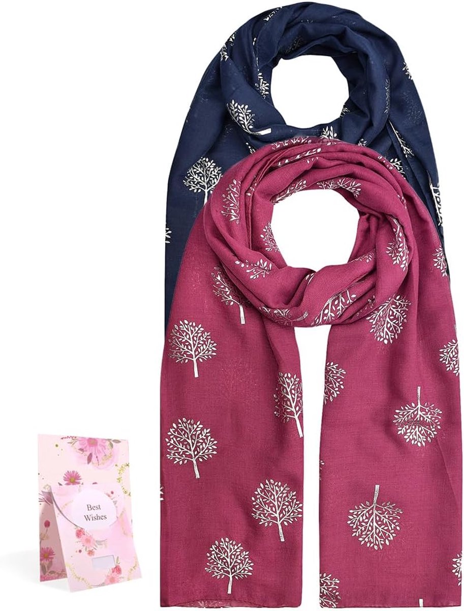 Dames Dames Dames Mode Sjaal Voor Vrouwen Sjaal Moerbei Boom Sjaal Glitter Sjaal Dames Sjaal Pashmina Sjaals Lichtgewicht sjaal - - Een maat