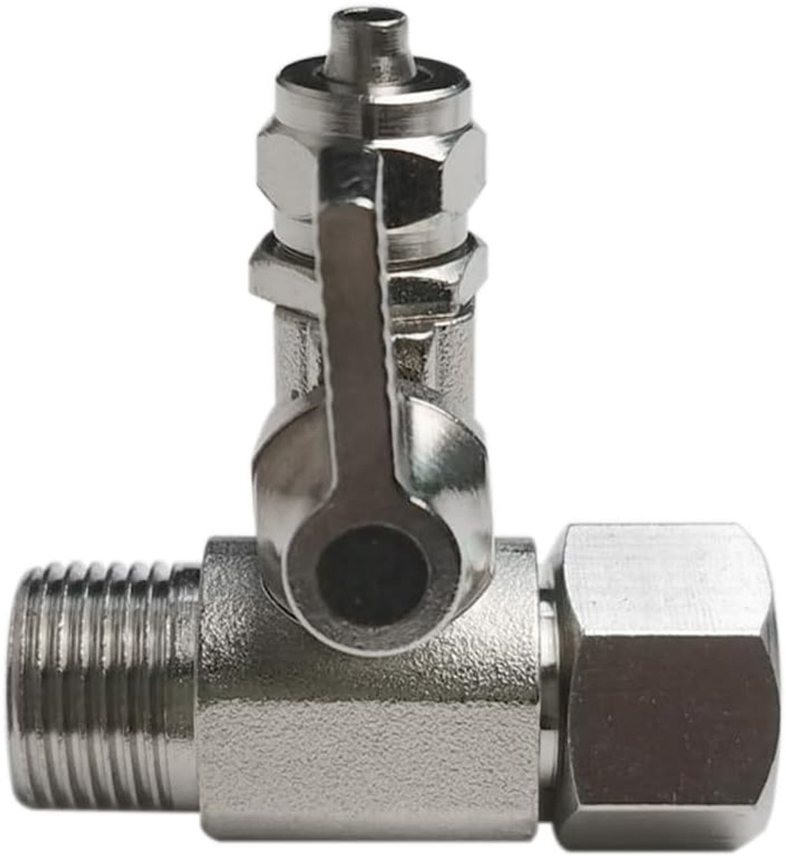 3/8 naar 3/8 naar 1/4 inch OD T-stuk afsluitkraan afsluitventiel adapter, voor waterfilter, omgekeerde osmose, side-by-side koelkasten, voor het aansluiten van 2 apparaten