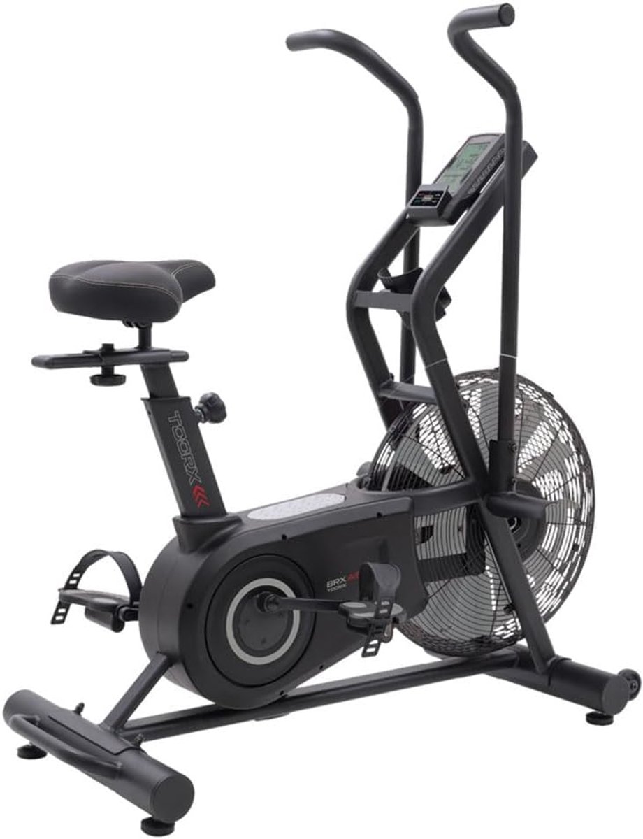 Airfietstrainer met Air Wielen - LCD Console - Draadloze Hartslagmeting - Ideaal voor Thuisgebruik - SnelShoppen