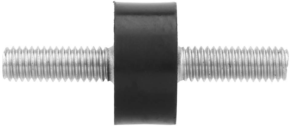 Antivibratiesteunen voor Generator Roestvrije Trillingsisolatiesteunen Rubber + Metaal 4 Stks M6 Rubberen Steunen Mannelijke Antivibratie Silentblock Autobootspoelen (Vv20 * 10 M6 (VV20*10 M6*18)