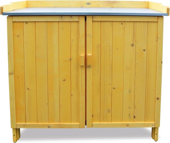 Tuintafel met onderkast, 98 x 48 x 95 cm — afbeelding 4