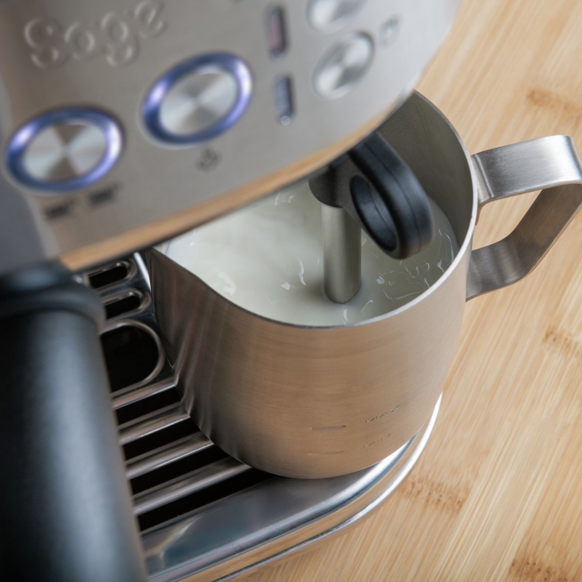 Sage Bambino Plus Pistonmachine 54mm RVS 1600W - afbeelding 3