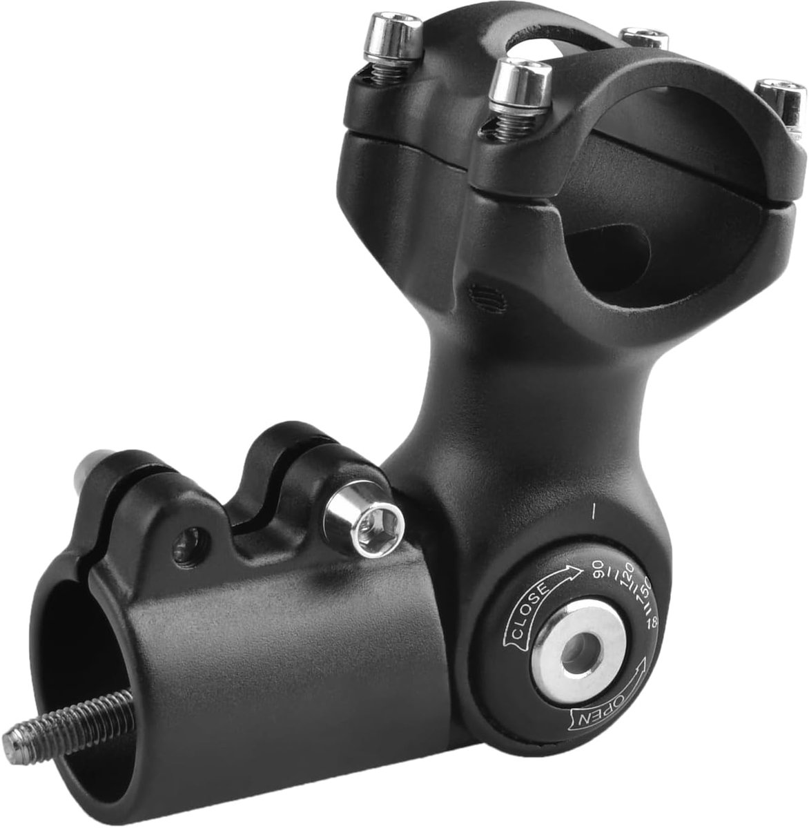 Fiets Stuurpen Verstelbare 0-90 Graden Fietsstuur Stuurpen 25.4 31.8 60mm 80mm 93mm 100mm Fiets Stuurpen Riser voor Mountainbike MTB, BMX
