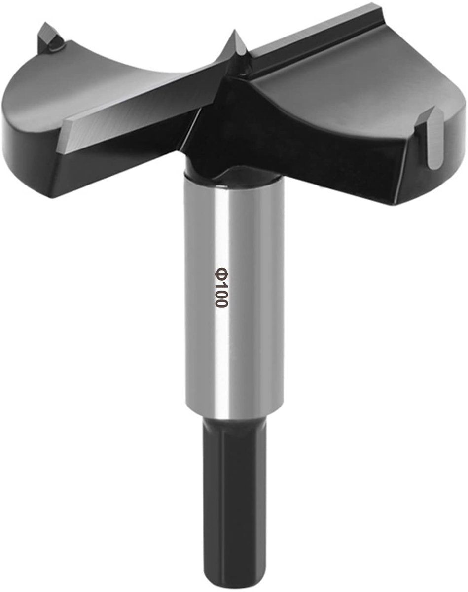 Forstner boor 100 mm - tungsten staal - scherpe en schone gaten - ideaal voor houtbewerking - ShopVlot