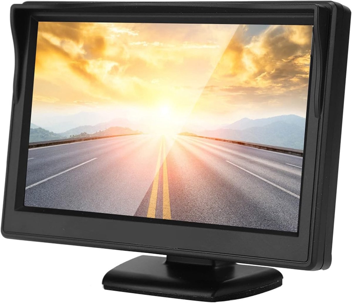 Parkeercamera 5 Inch - Hoge resolutie LCD-scherm - Waterdicht - Verhoogt veiligheid bij achteruitrijden - ShopVlot