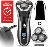 2-in-1 Scheerapparaat Mannen met Trimmer S1111 + Extra Scheerkop - Sansbeaute® - Nat & Droog – Precisietrimmer - Elektrisch - Electric Shaver - Waterproof