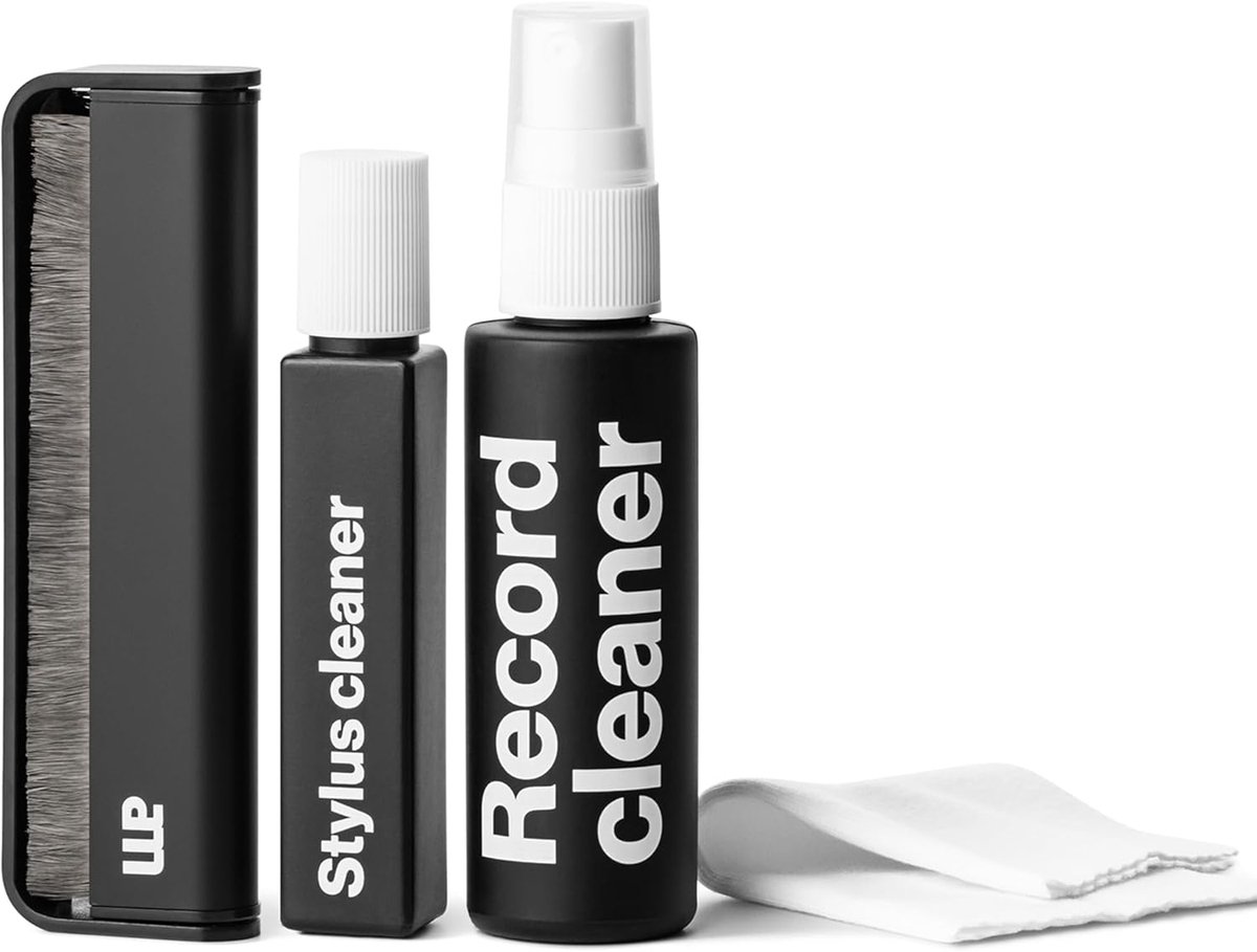 Record Cleaner Set - Inclusief Vinyl Borstel, Stylus Cleaner en Schoonmaakdoek - Voor Verbeterde Geluidkwaliteit - ShopVlot