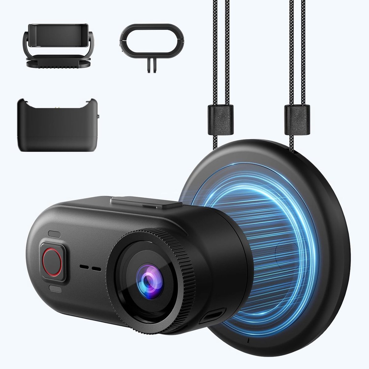 Mini Body Camera - Draagbare Actie Cam - POV Opnames Maken - 4K Ultra HD Stabilisatie - 43 Gram - Zwart
