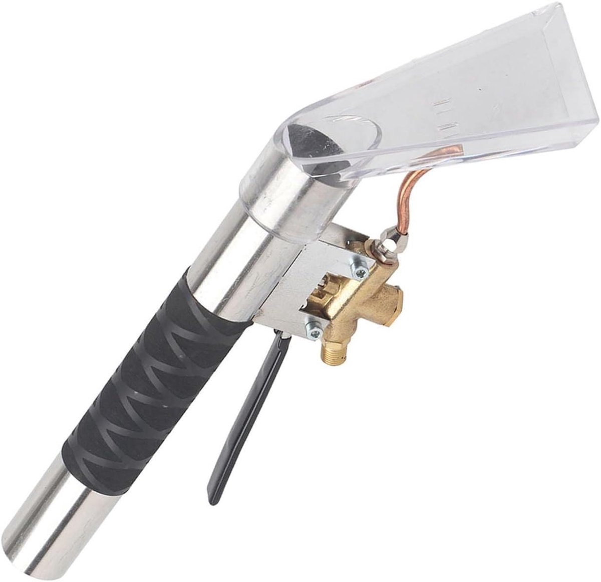 Meubelreiniger Handstuk - Stofzuiger Accessoire - Vlekken Verwijderen - Roestvrij Staal - 40 cm - Zilver