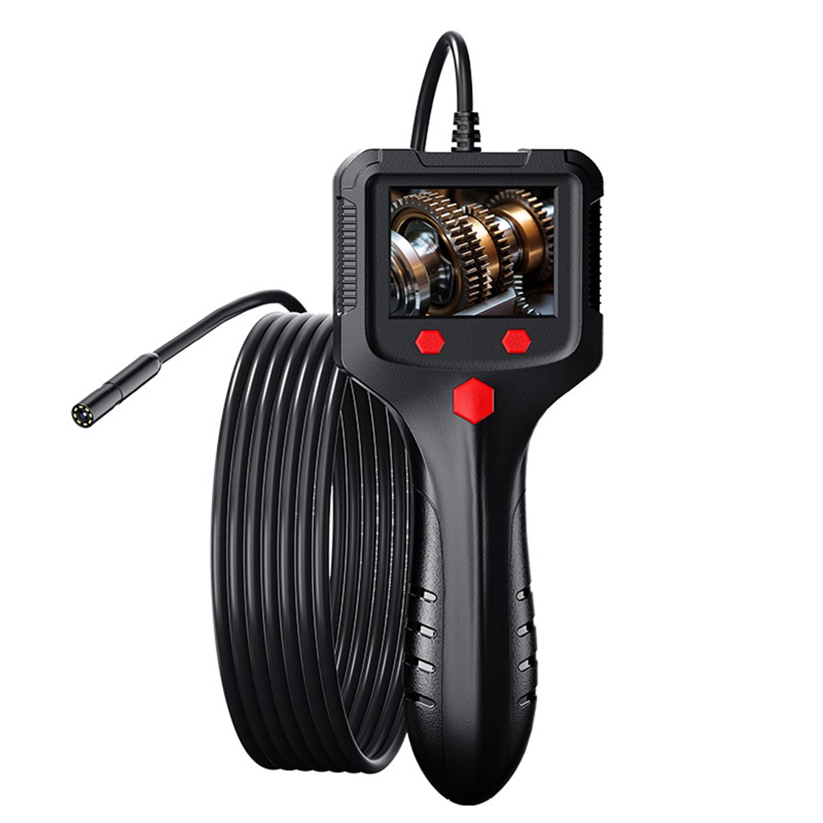 carmdering - Current Endoscoop - 2.4 Inch Scherm - 5M - Inspectie Camera - Rioolcamera - Inspectiecamera - Met Scherm - 1080p HD - IP67