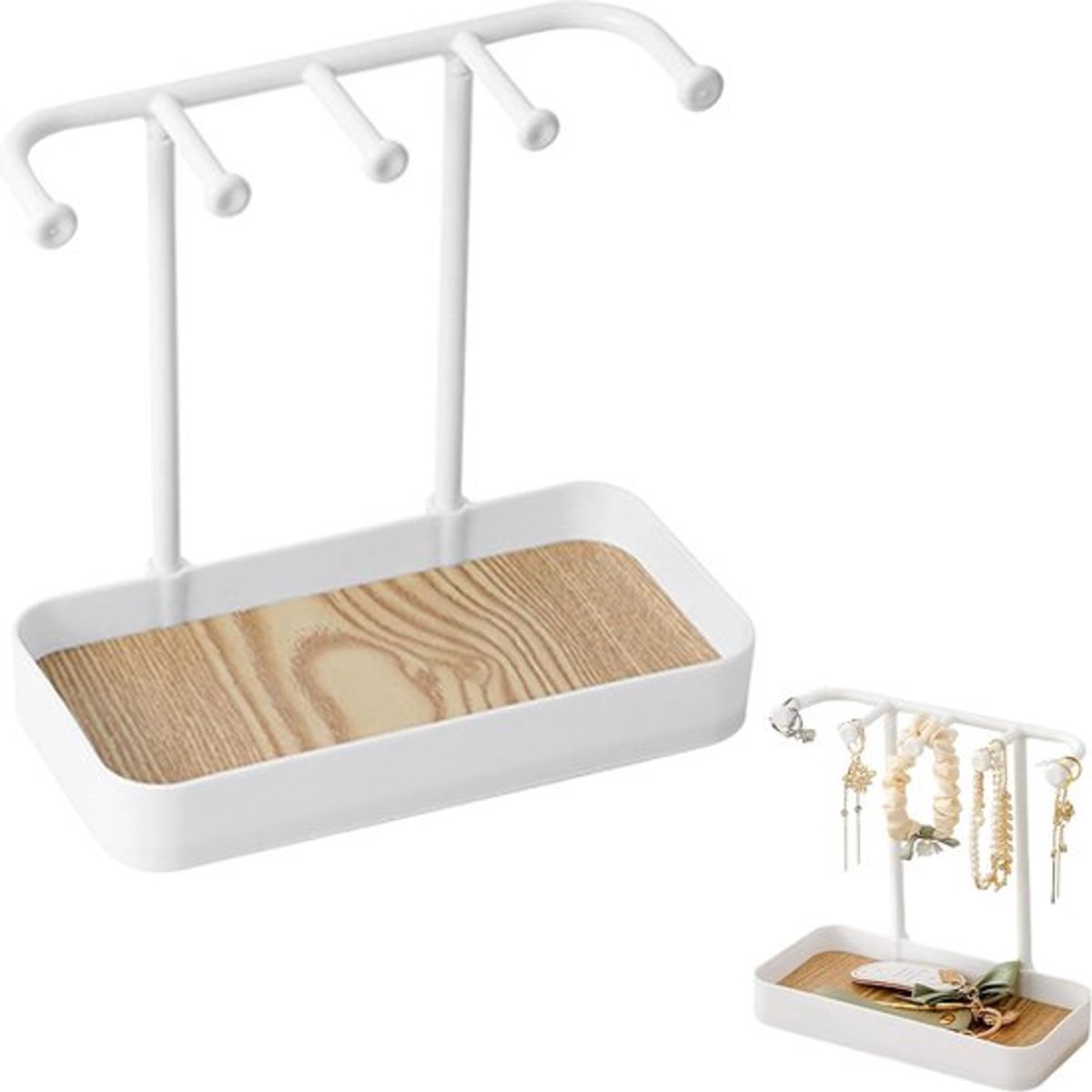 1stuk - Sieradenstandaard Display - Organizer Doos - Sieraden display - display standaard - Oorbellen standaard - Ketting Display - Luxe Oorbellen Organisator - Sieraden standaard vrouwen - sieradenopslag
