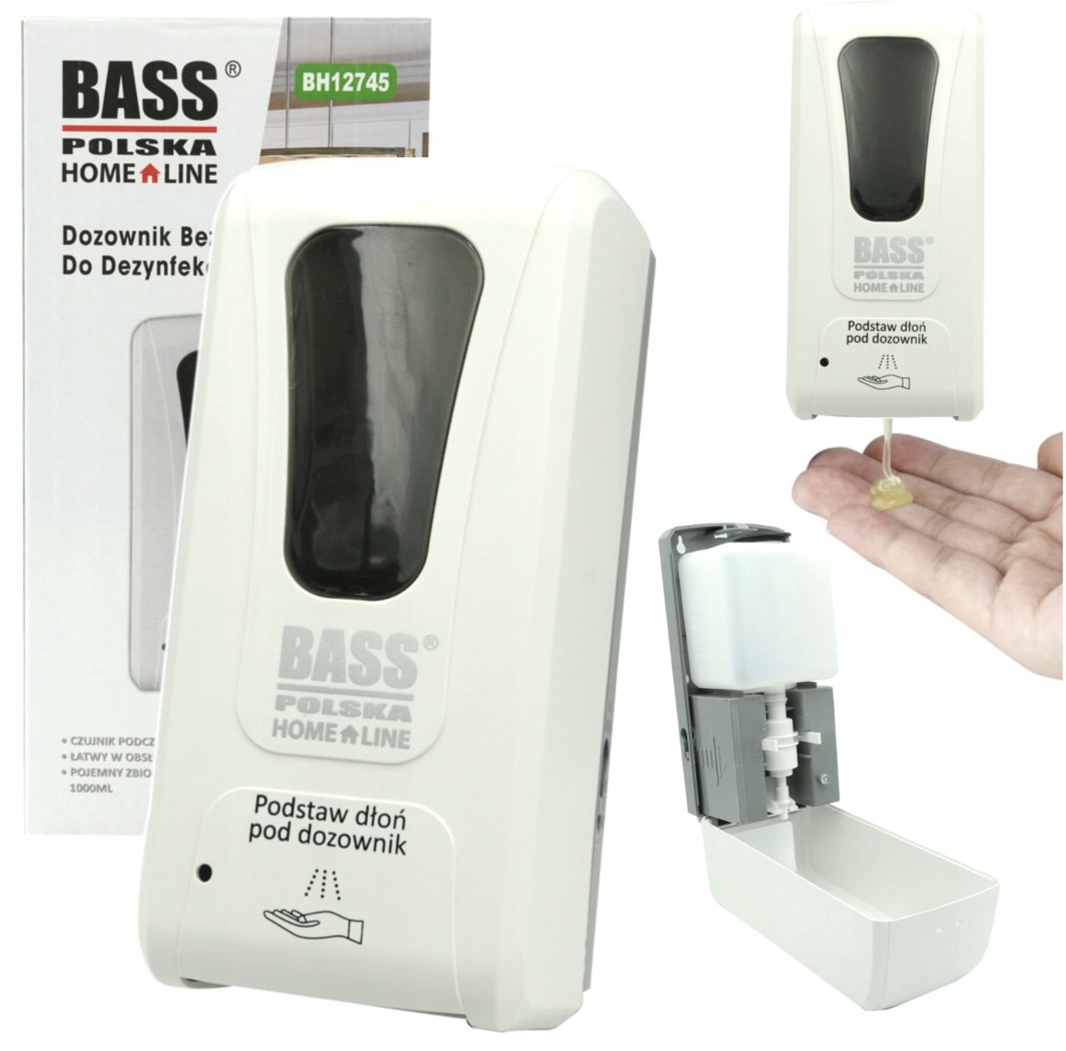 Merkloos Automatische Desinfectie Dispenser 1000ml - Zonder Contact