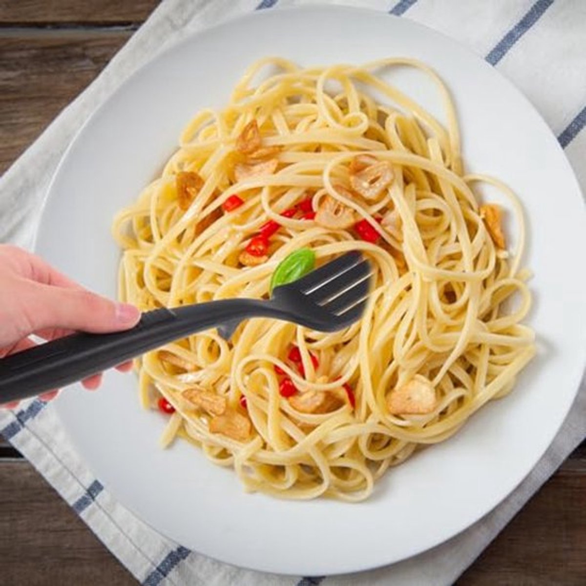 Siliconen Kookvork, Salade Bestek, Spaghetti, Wasbaar, Grote Vork, Vleesvork, Spaghetti Bestek, Praktische Kookvork, Ergonomische Tafelvork, Multifunctionele Vork, Antiaanbak