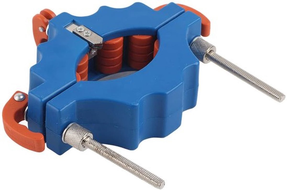 Flessensnijder voor glas met hardmetalen snijwieltje, snijgereedschap voor dikke glazen flessen, eenvoudig te recyclen tot glazen (blauw)