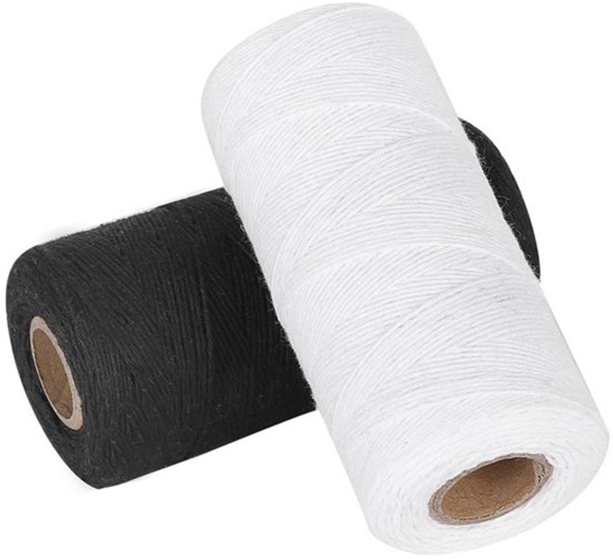 2-pack borduurmachinegaren, katoenen kettinggaren voor weven, 8/4 kettingtouwgaren, ideaal voor tapijtreparatie en weven, 250 meter per stuk