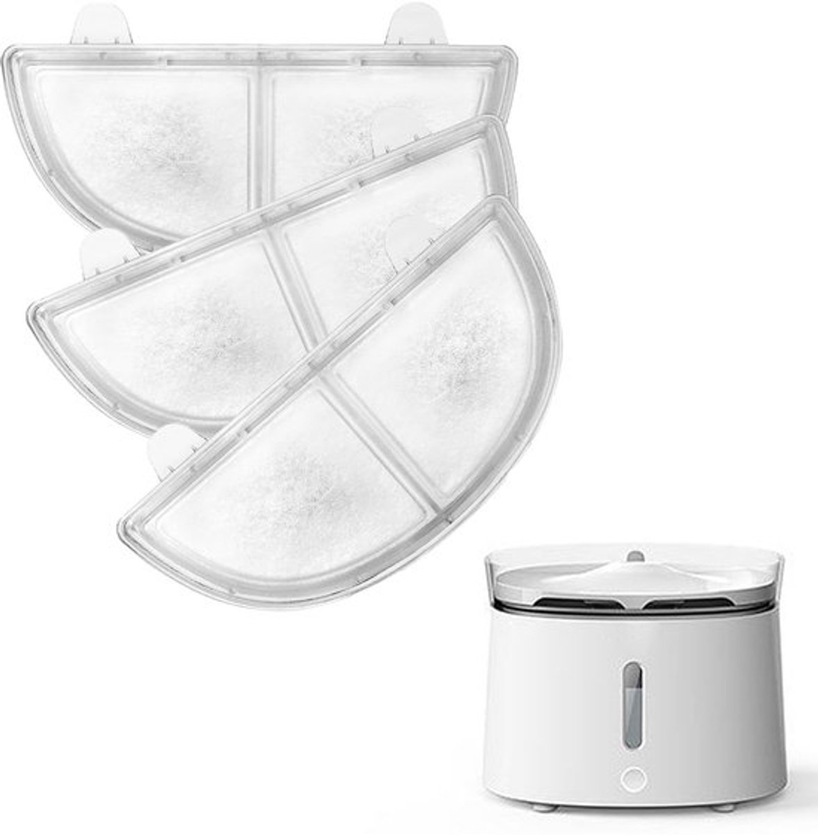 stuks kattenfonteinfilters voor vervangende kattenfonteinfilters, waterdispenserfilter voor huisdieren voor draadloze pompen, waterfontein