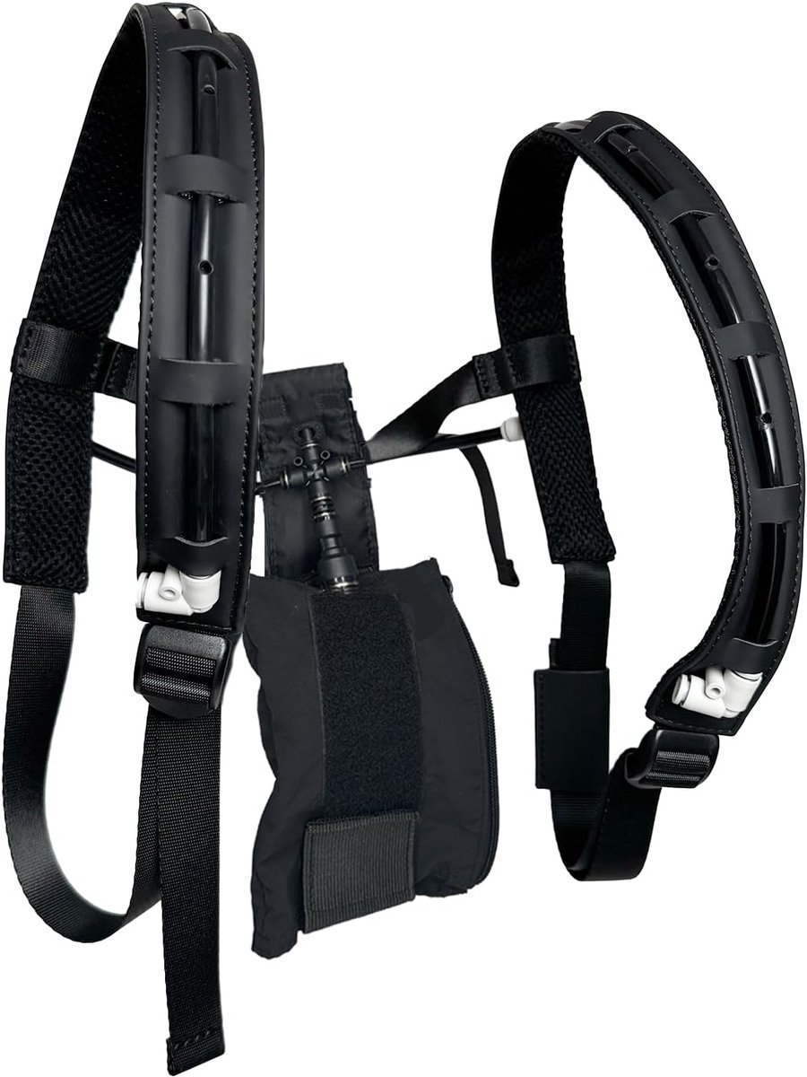SnelShoppen - PMI Smoke Vest voor SmokeNinja Pro Rookmachine - Hittebestendige Spatwaterdichte Beschermhoes met Verstelbare Riemen en Slangen voor Pro