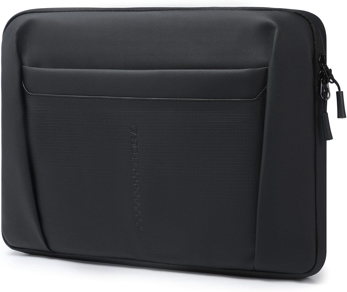 SnelShoppen - Laptop Sleeve Bag 15-16 Inch Water Resistant Laptop Case voor MacBook, Vivobook, Chromebook, Inspiron, XPS 16, Zwart
