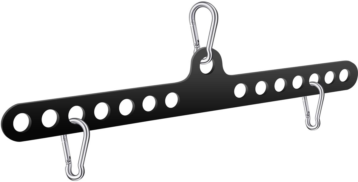SnelShoppen - Fitness Home Katrol Systeem Gym Accessoires - Spreader Bar Multi Grip Brede Lat Pull Down Bar D Handvat Kabel Bar Touw Bijlagen voor Kra
