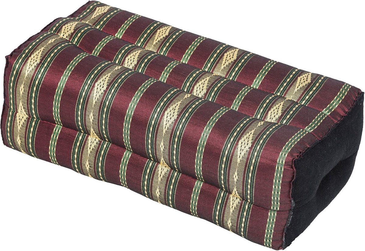 SnelShoppen - Kapok Meditatiekussen 35x15x10 cm - Ideaal voor Yoga, Relaxatie, en Meditatie - Natuurlijk, Duurzaam en Decoratief