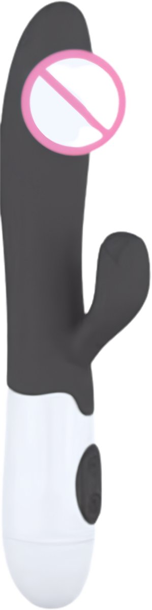 Tarzan Vibrator - 30 Standen - Stil & Discreet - Seksspeeltjes - Vibrators voor Vrouwen - Clitoris & G-spot Stimulator - Dildo - Sex Toys - Zwart