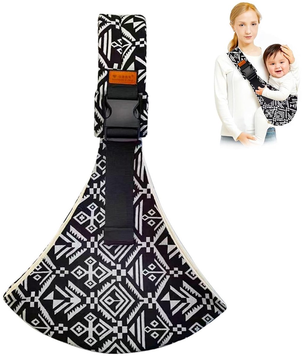 Draagzak - Draagdoek - Draagzakken - Voordrager - Draagbare Draagzak - Heupdrager - Ademend & Veilig - Baby Draagzak - Peuter - Chouderdrager - Kinder - Verstelbare Ergonomische Draagzak Voor Peuters - zwart