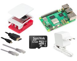 Raspberry Pi 5 - 16Gb - Starterpack - Wit