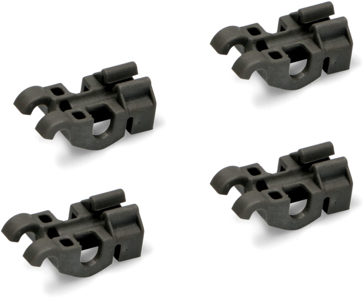 4st - Lager inzet - lager voor inzetkorf - klem korfklem voor vaatwasser - Geschikt voor Whirlpool Bauknecht Ikea - 481010600198
